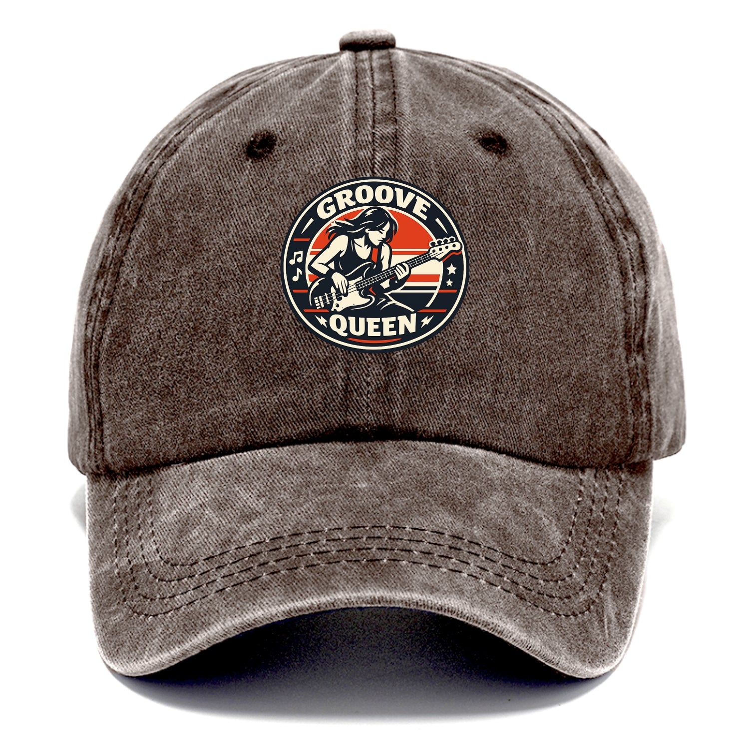 Groove Queen Emblem - Classic Cap - Brown