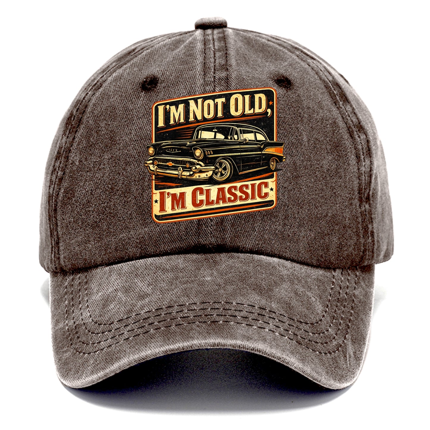 I'm Not Old I'm Classic - Classic Cap - Brown