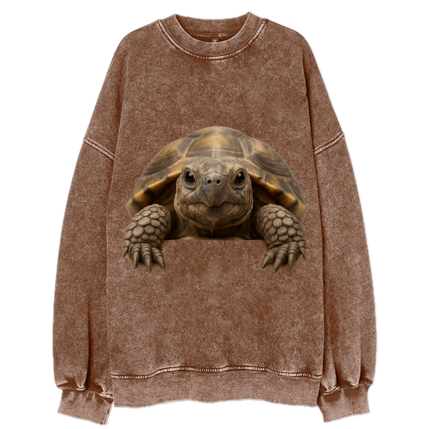 Tortoise  - Vintage Sweatshirt - Brown