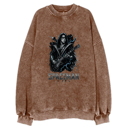 Silver Splash - Vintage Sweatshirt - Brown