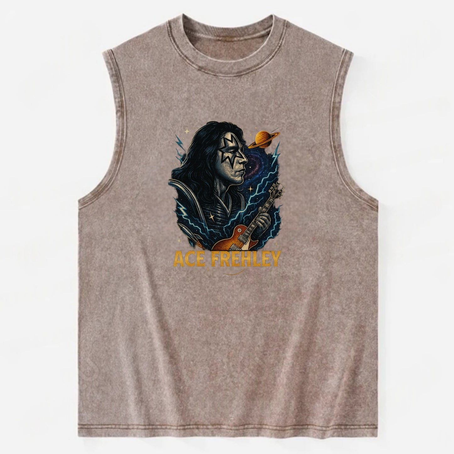 Icon Portrait - Vintage Washed Tank - Brown