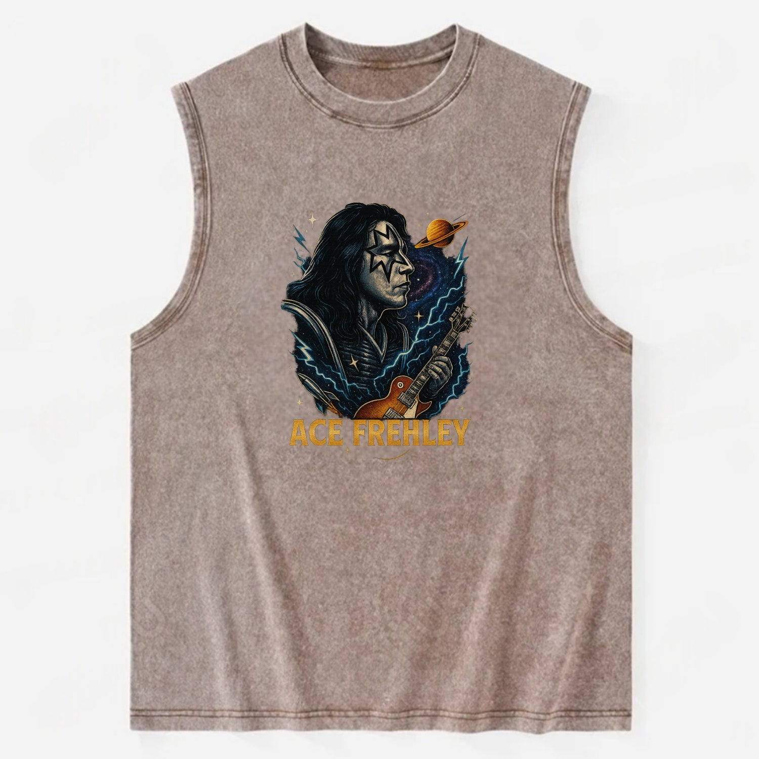 Icon Portrait - Vintage Washed Tank - Brown