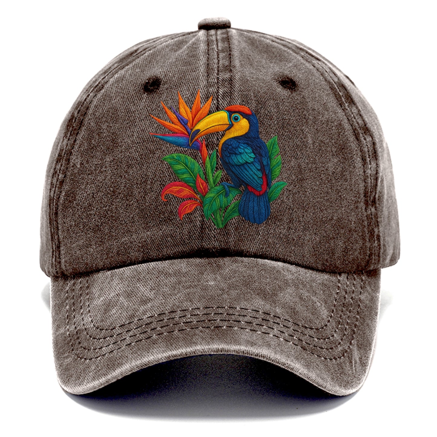 Toucan Paradise - Classic Cap - Brown
