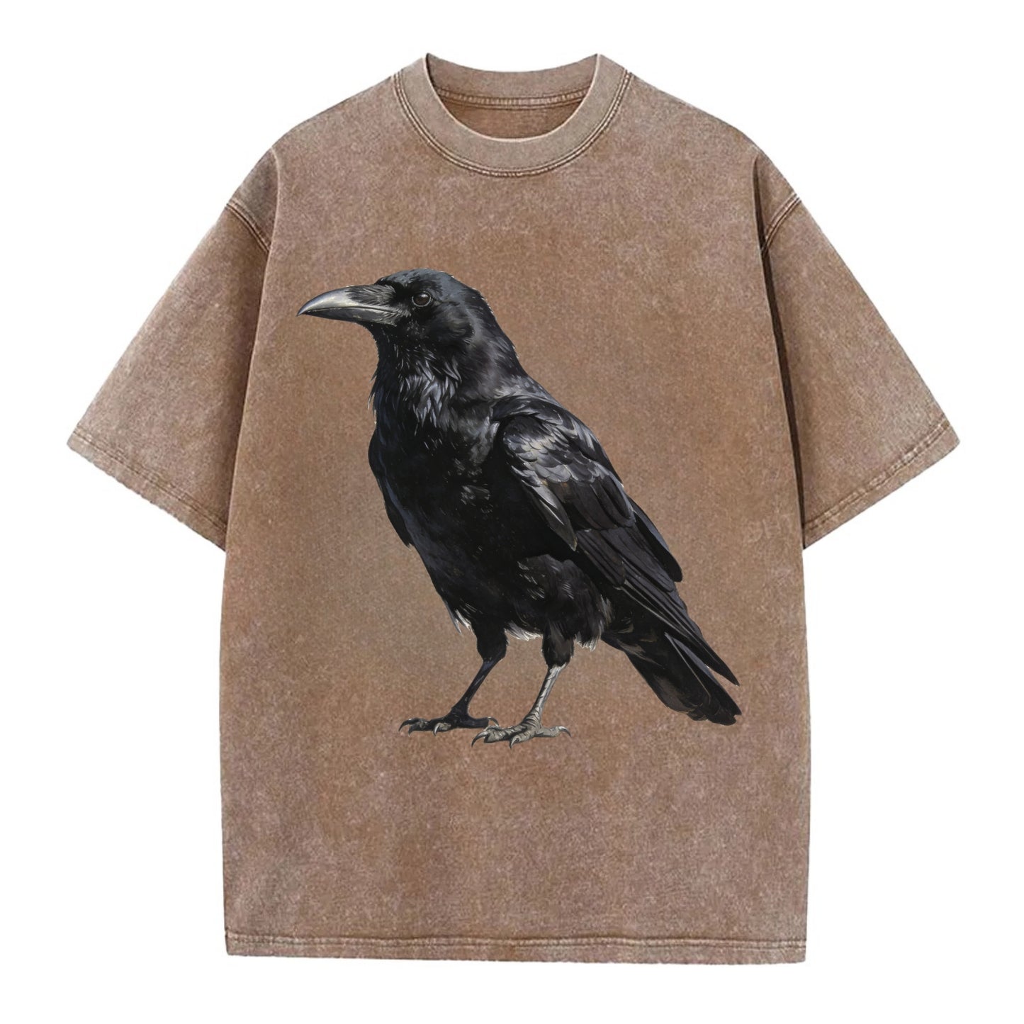 Raven - Vintage T-shirt - Brown
