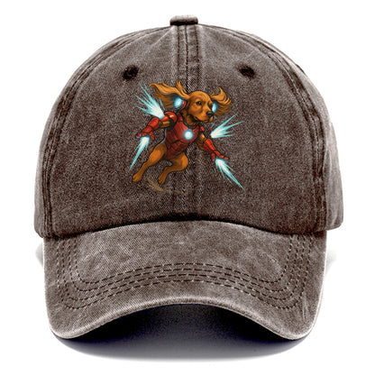 Cocker Spaniel Iron Man  - Classic Cap - Brown