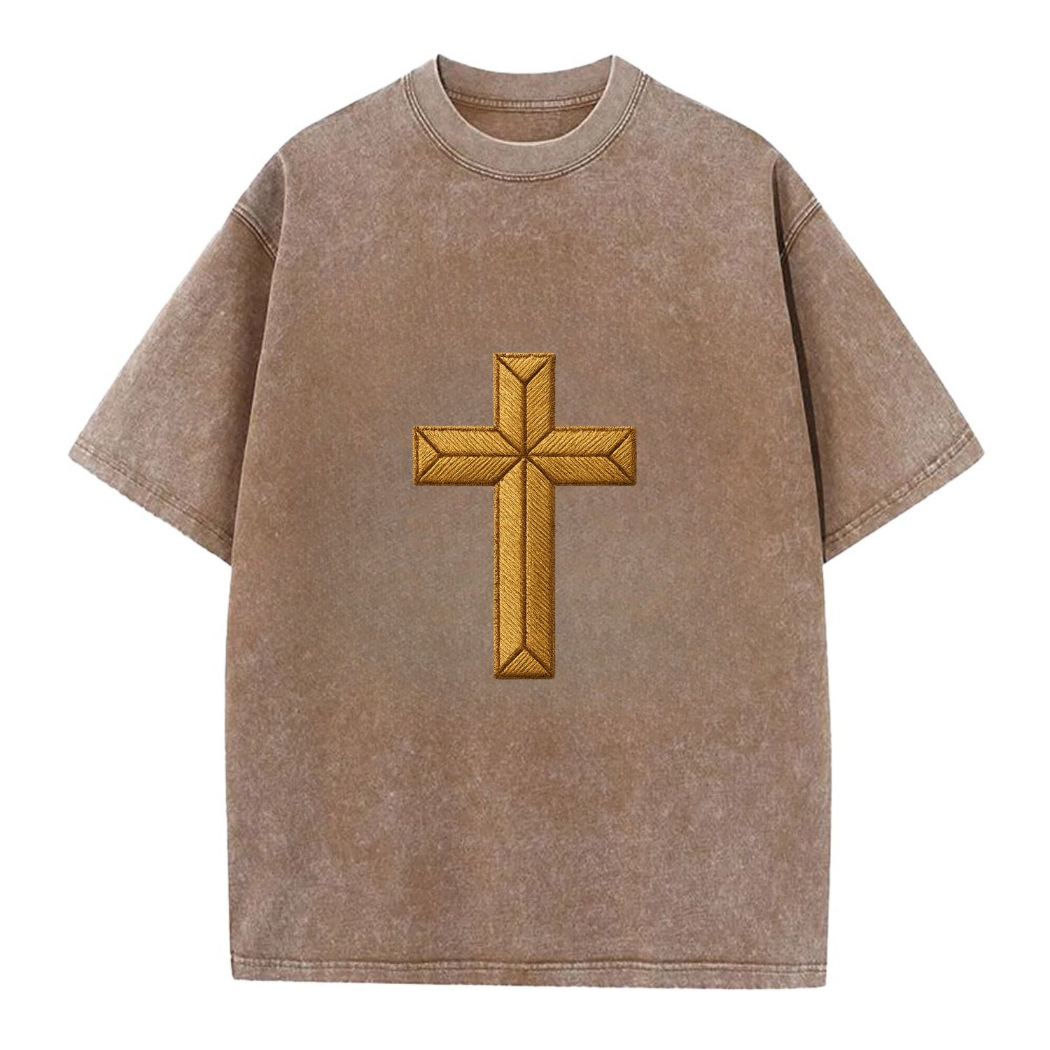 Rock Cross  - Vintage T-shirt - Brown