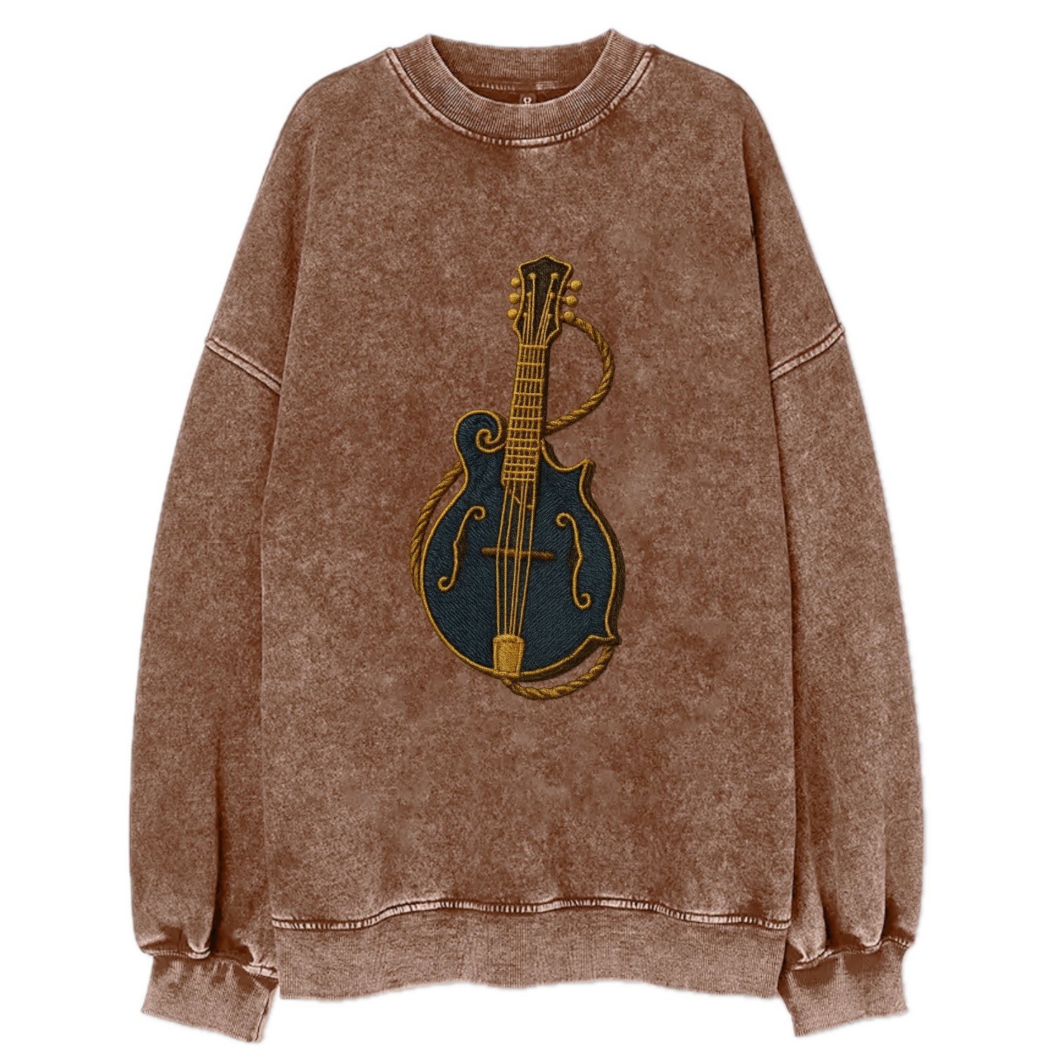 Mandolin  - Vintage Sweatshirt - Brown