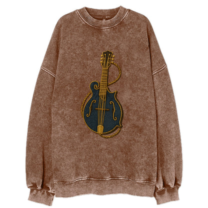 Mandolin  - Vintage Sweatshirt - Brown