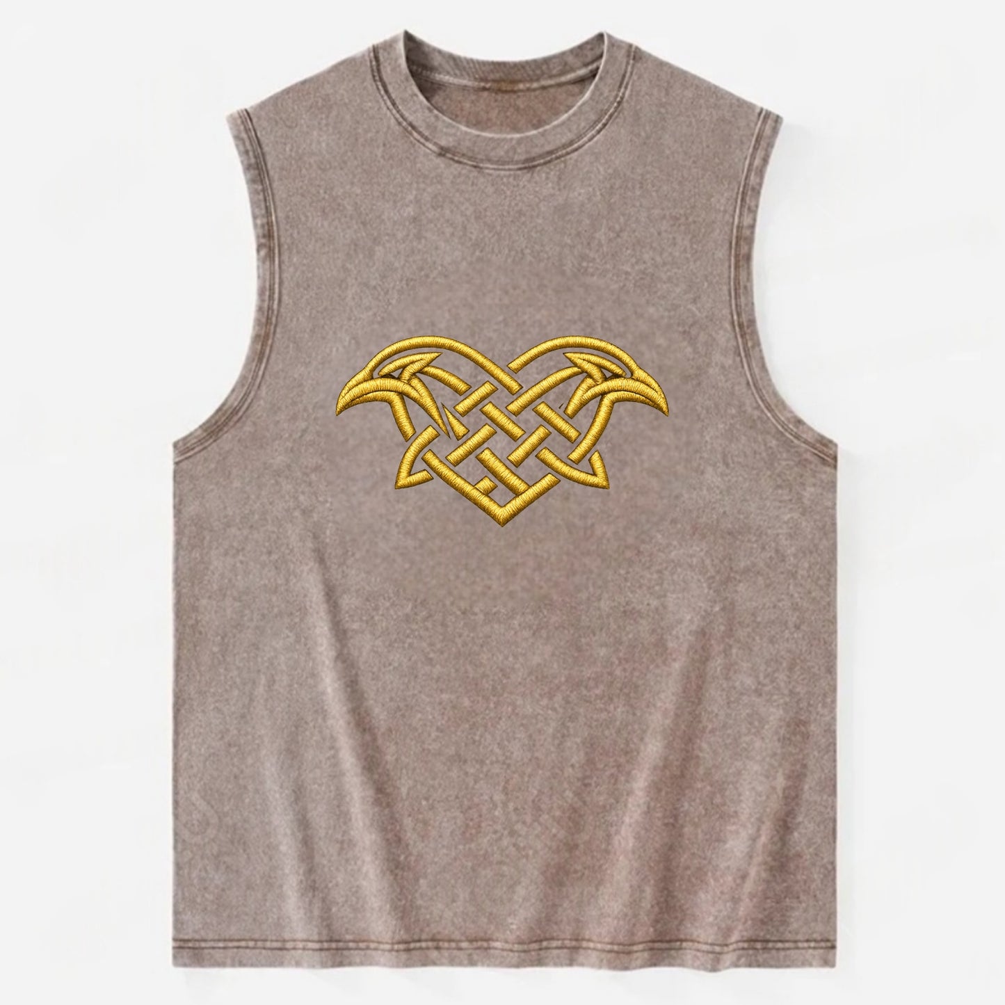 Raven Knot - Vintage Washed Tank - Brown