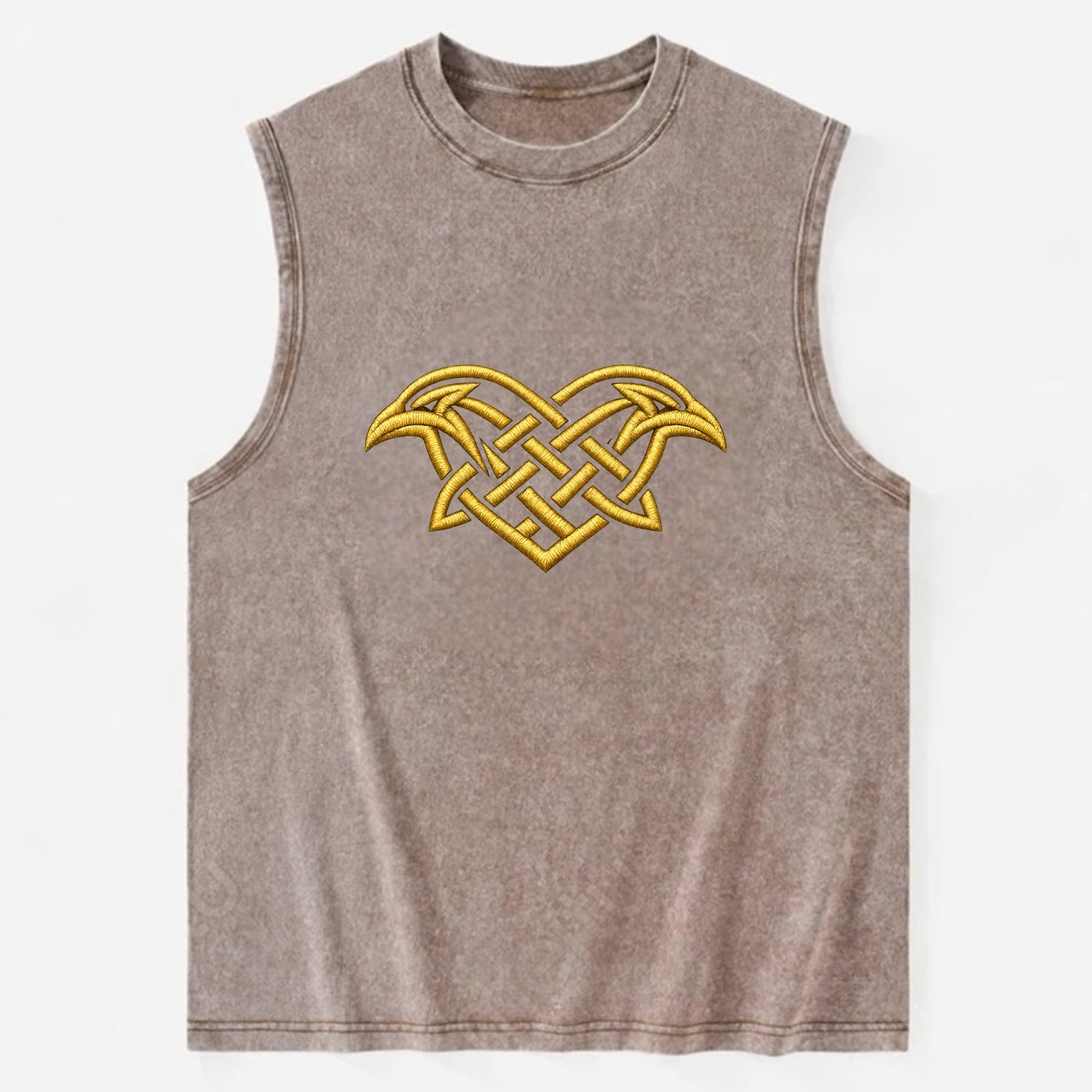 Raven Knot - Vintage Washed Tank - Brown