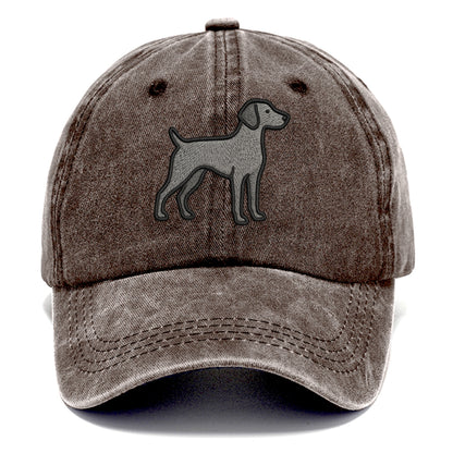 Weimaraner - Trendy gray ghost design wi - Classic Cap - Brown
