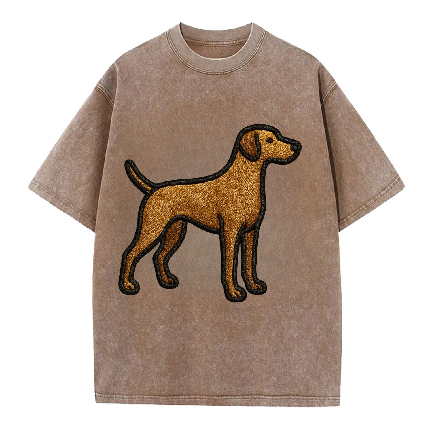Pointer - Contemporary athletic design w - Vintage T-shirt - Brown