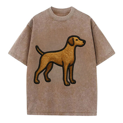 Pointer - Contemporary athletic design w - Vintage T-shirt - Brown