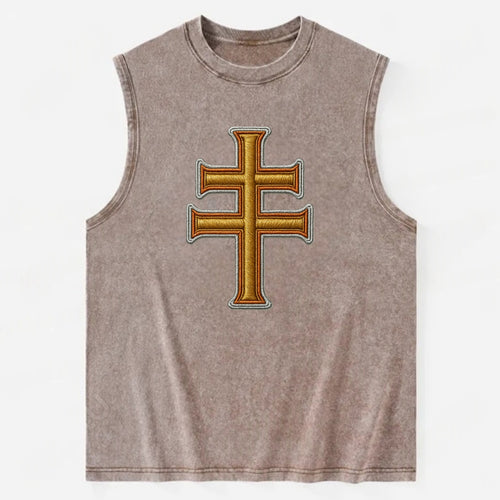 Patriarchal Cross - Vintage Washed Tank