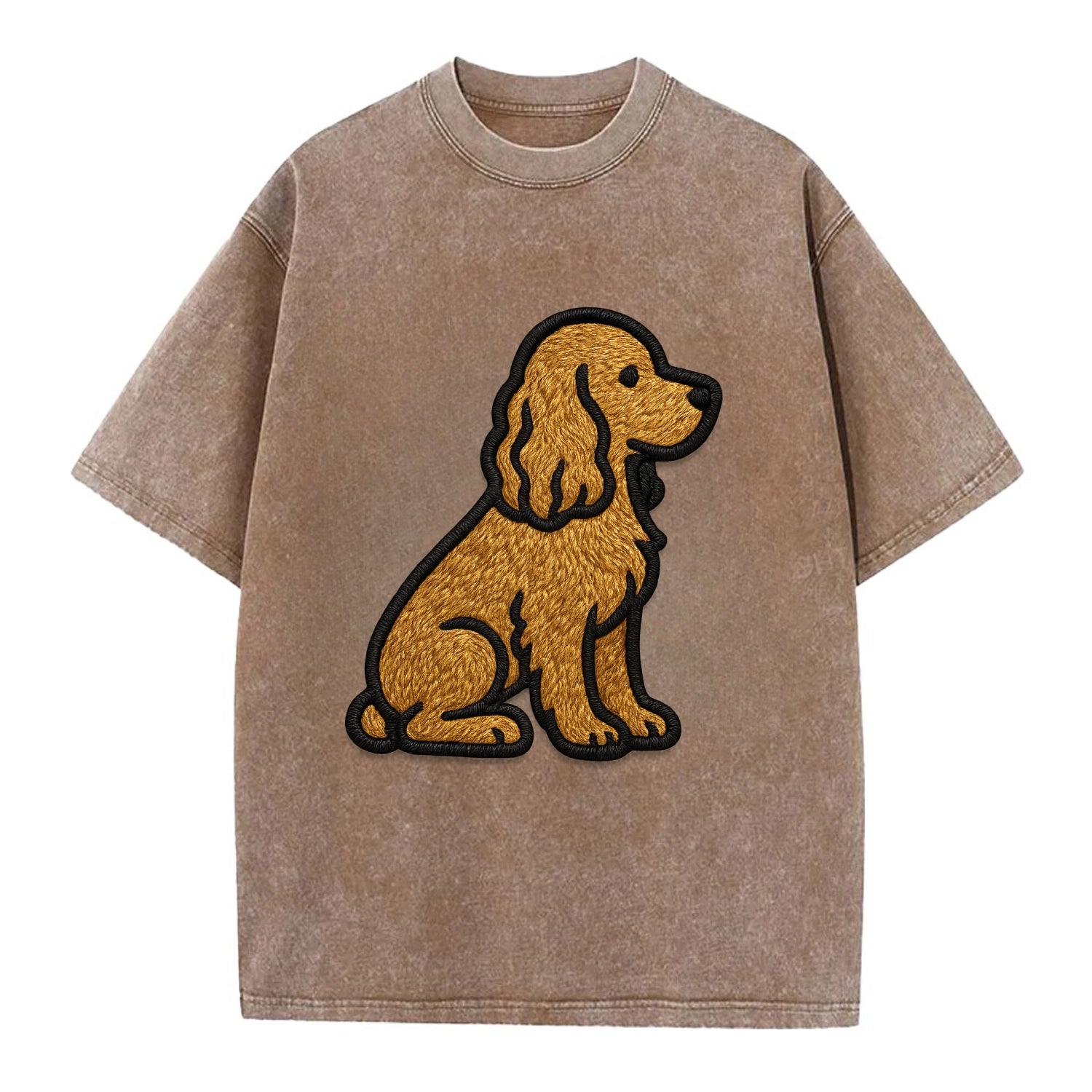 Cocker Spaniel - Contemporary spaniel de - Vintage T-shirt - Brown