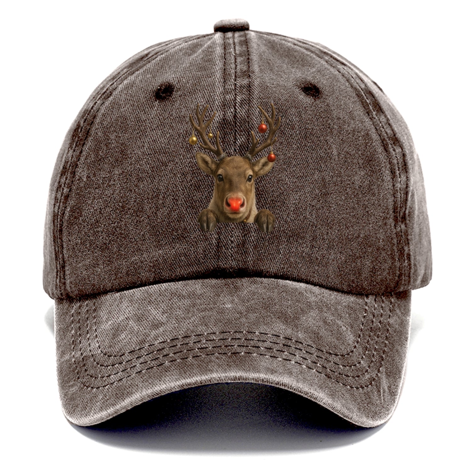 Christmas Reindeer  - Classic Cap - Brown