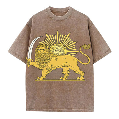 Shir O Khorshid - Vintage T-shirt - Brown