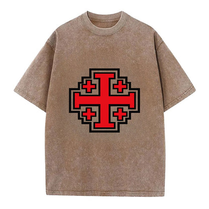 Heritage of Faith - Vintage T-shirt - Brown