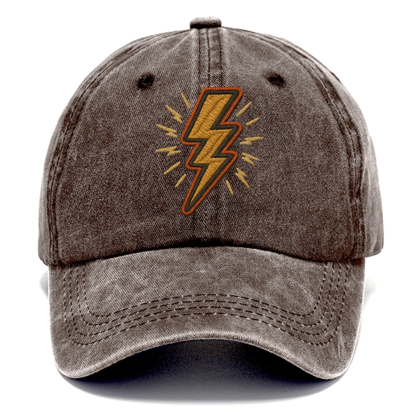 Lightning Bolt  - Classic Cap - Brown