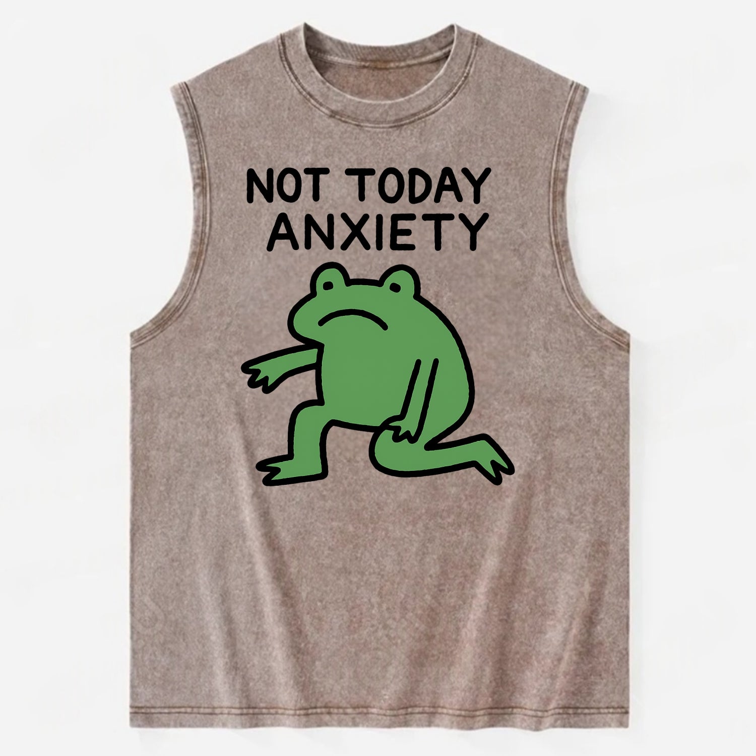 Another Trip Around The Sun  - Vintage Washed Tank - Brown