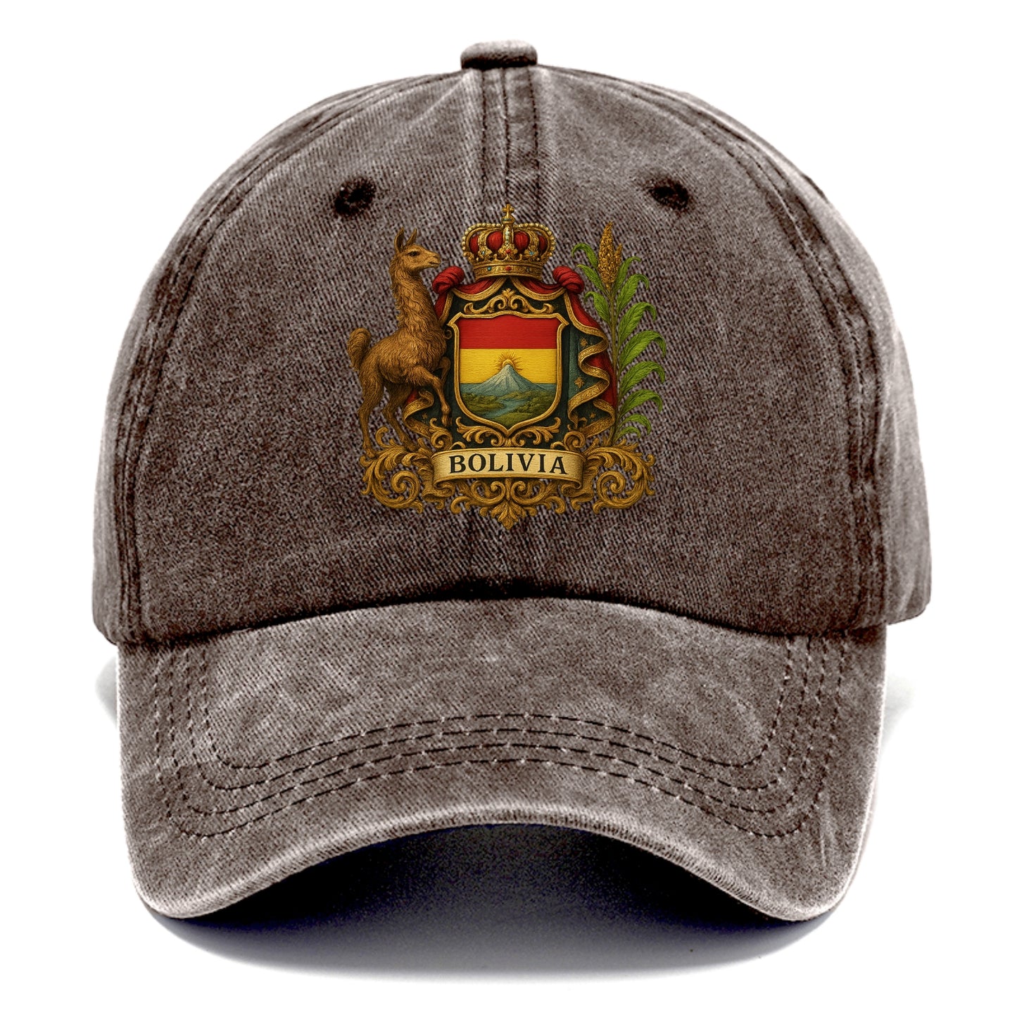 Bolivia Royal Logo  - Classic Cap - Brown