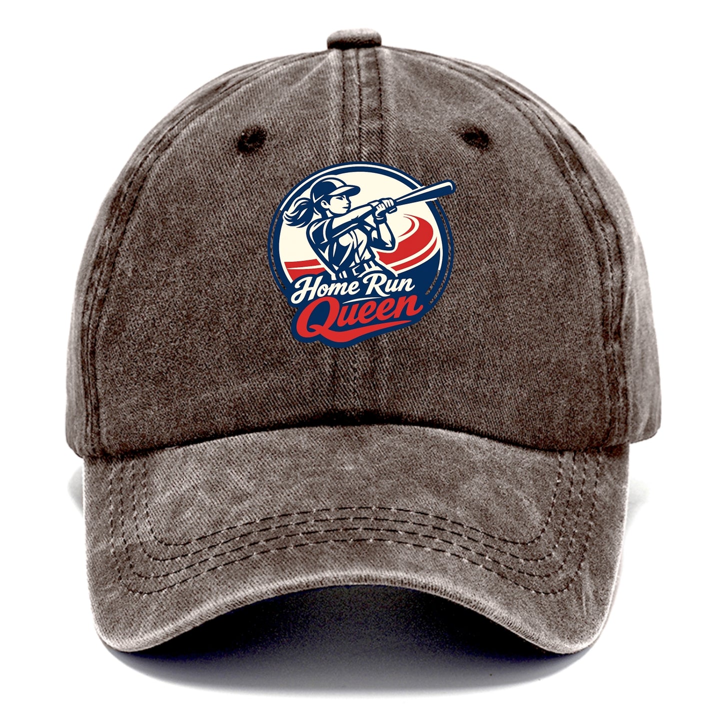Feminine Power at Bat - Classic Cap - Brown