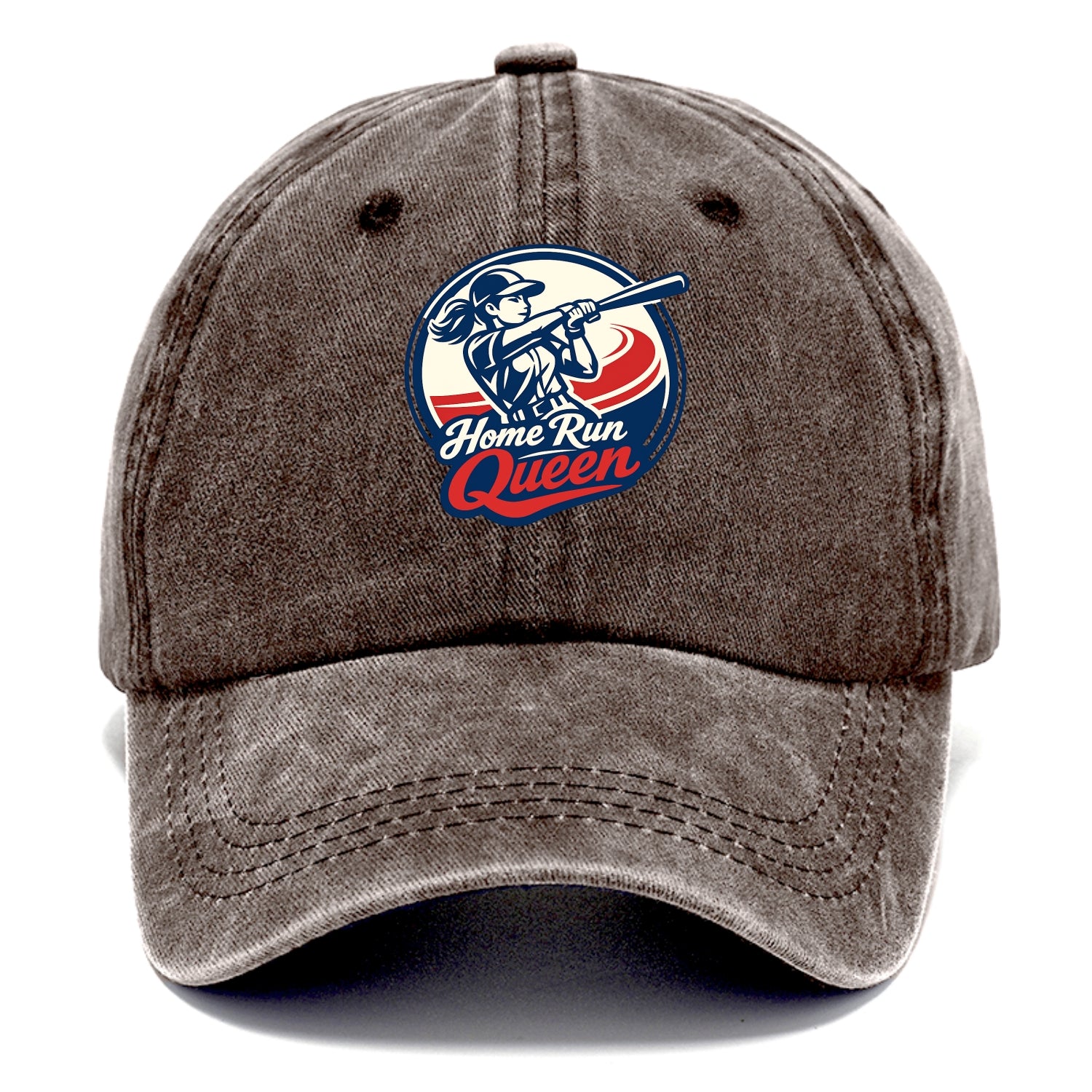 Feminine Power at Bat - Classic Cap - Brown