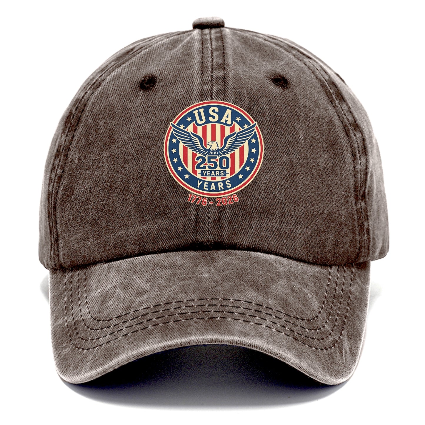 Usa 250 Years Eagle Seal - Classic Cap - Brown