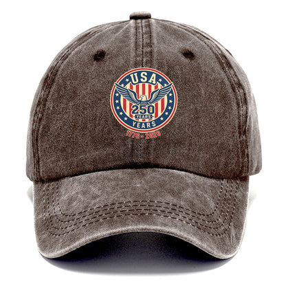 Usa 250 Years Eagle Seal - Classic Cap - Brown