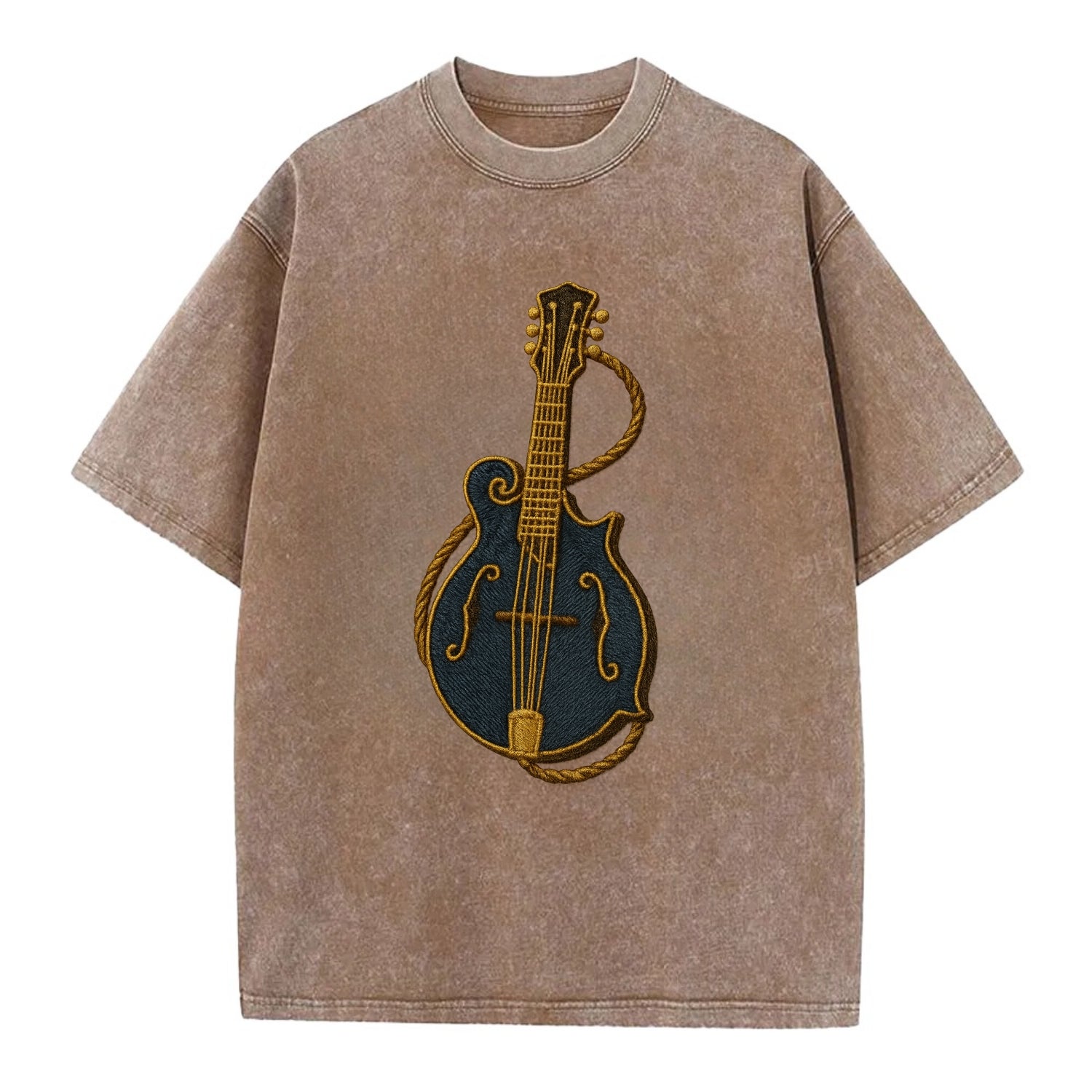 Mandolin  - Vintage T-shirt - Brown