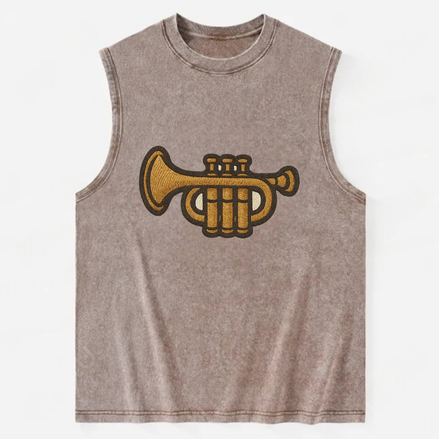 Trumpet  - Vintage Washed Tank - Brown