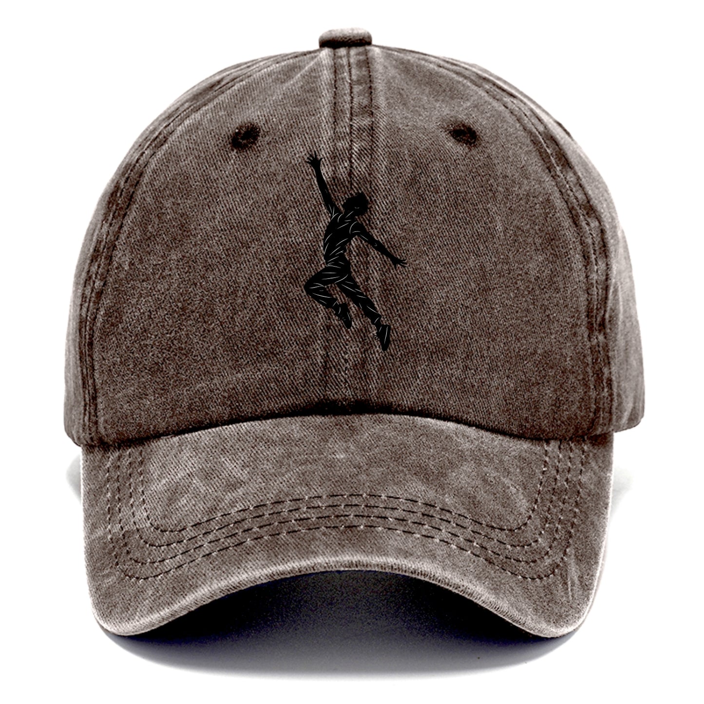Modern dancer reaching skyward - Classic Cap - Brown