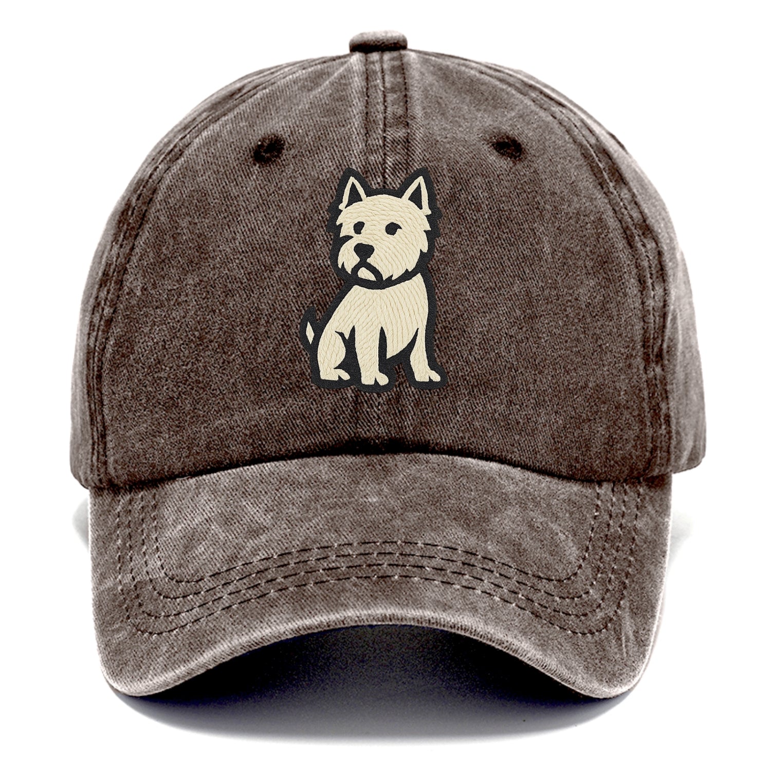West Highland White Terrier - Alert stan Classic Cap - Brown