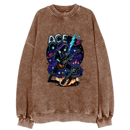 Ace Birthday Celebration - Vintage Sweatshirt - Brown