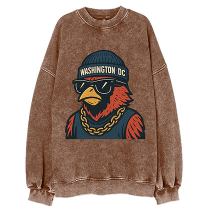 "cardinal" "washington Dc" "dc" "navy" "us East" - Vintage Sweatshirt - Brown