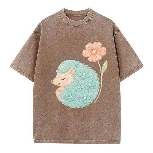 Aqua Hedgehog - Vintage T-shirt