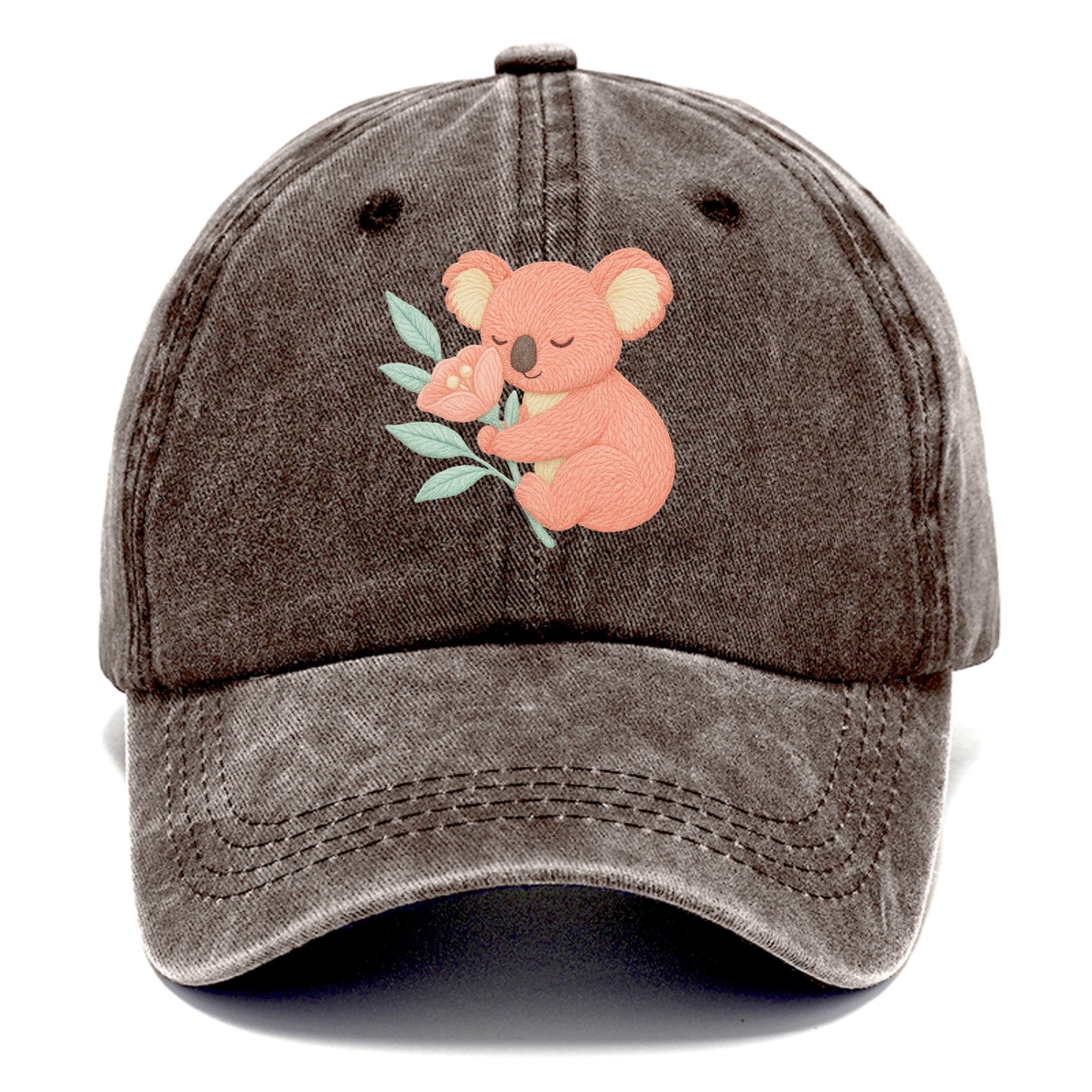 Coral Koala - Classic Cap - Brown