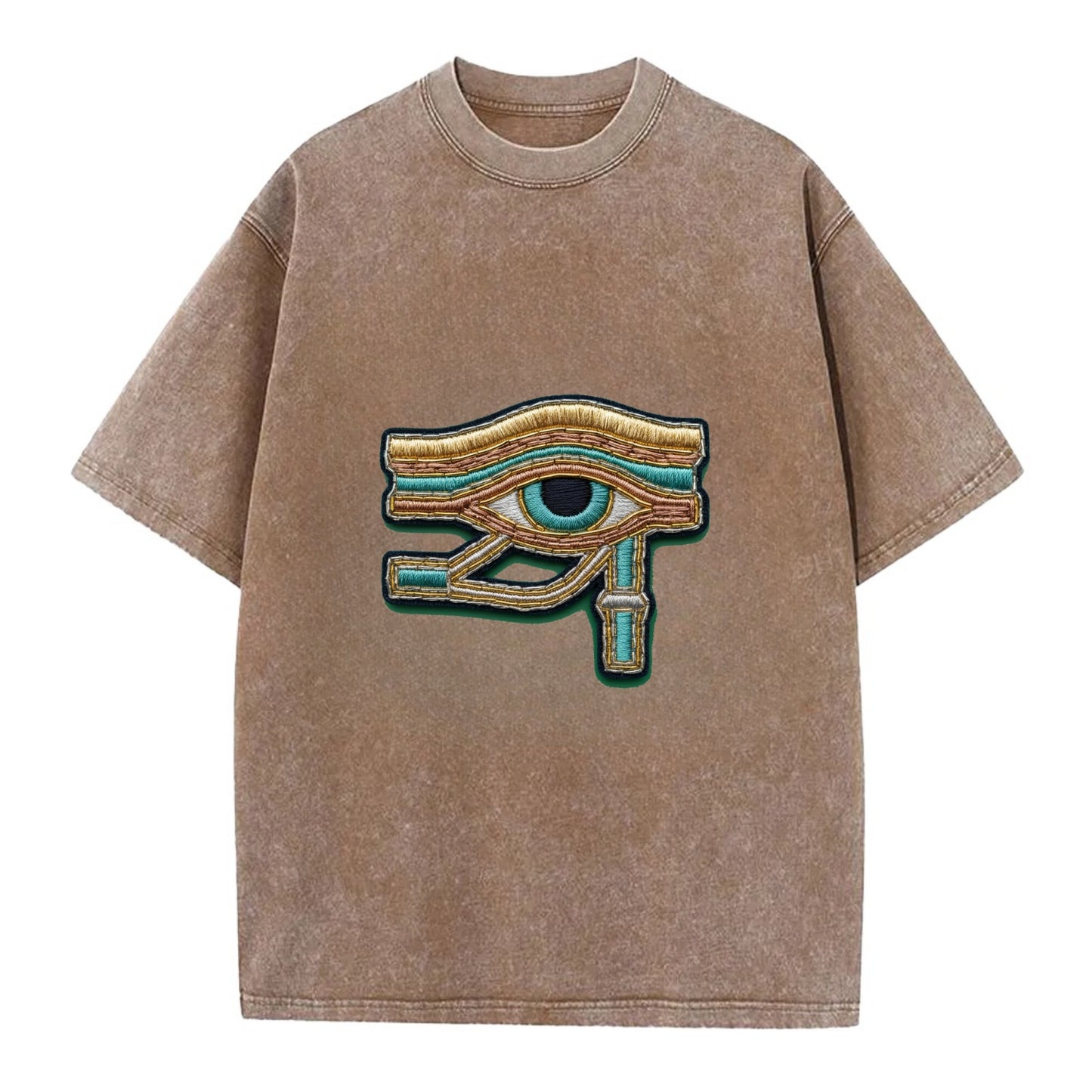 Eye of Horus - Vintage T-shirt - Brown