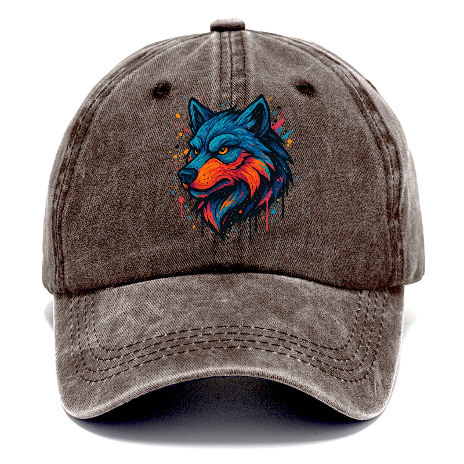 Velvet Wolf Royal  - Classic Cap - Brown