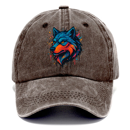 Velvet Wolf Royal  - Classic Cap - Brown