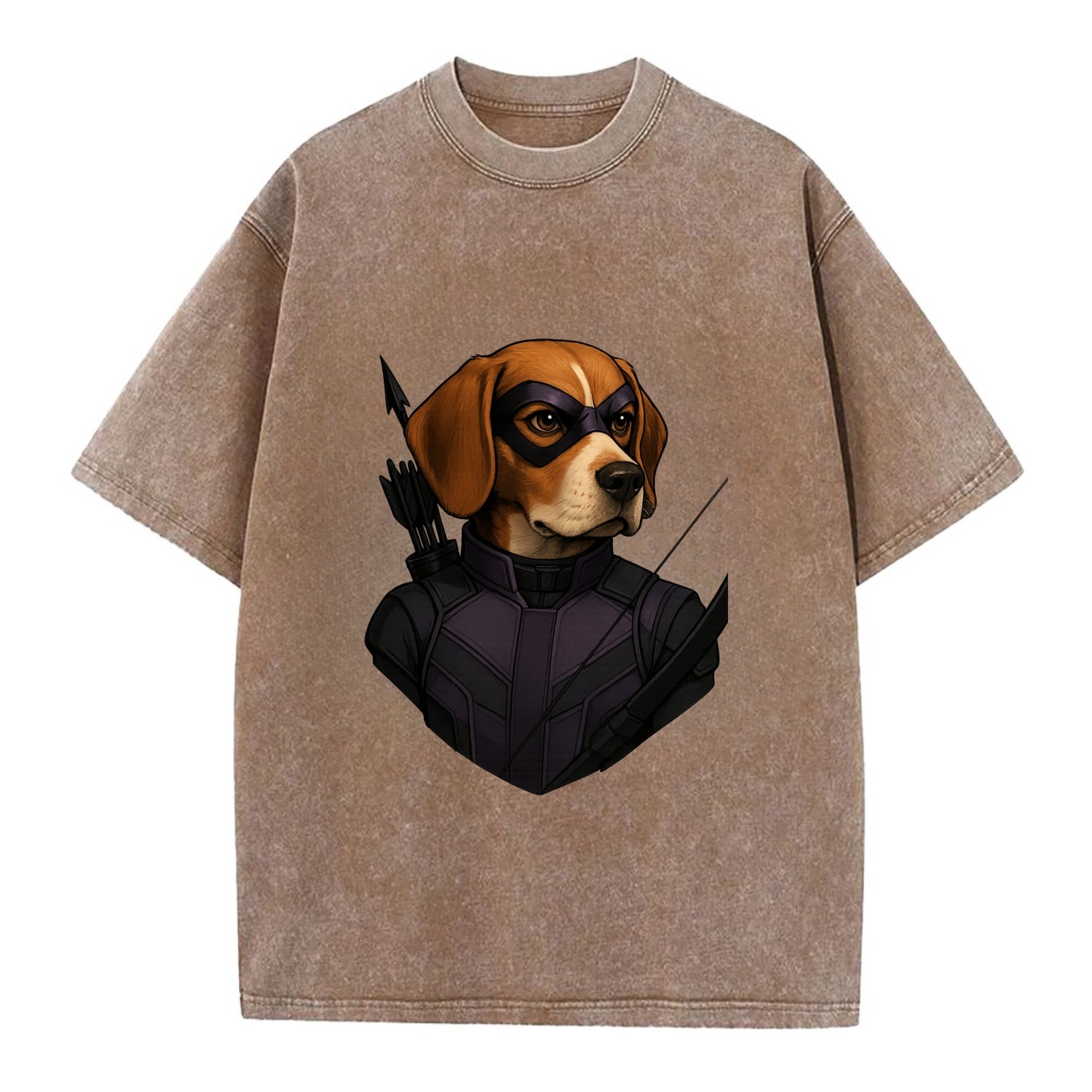Beagle Hawkeye  - Vintage T-shirt - Brown