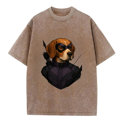 Beagle Hawkeye  - Vintage T-shirt - Brown