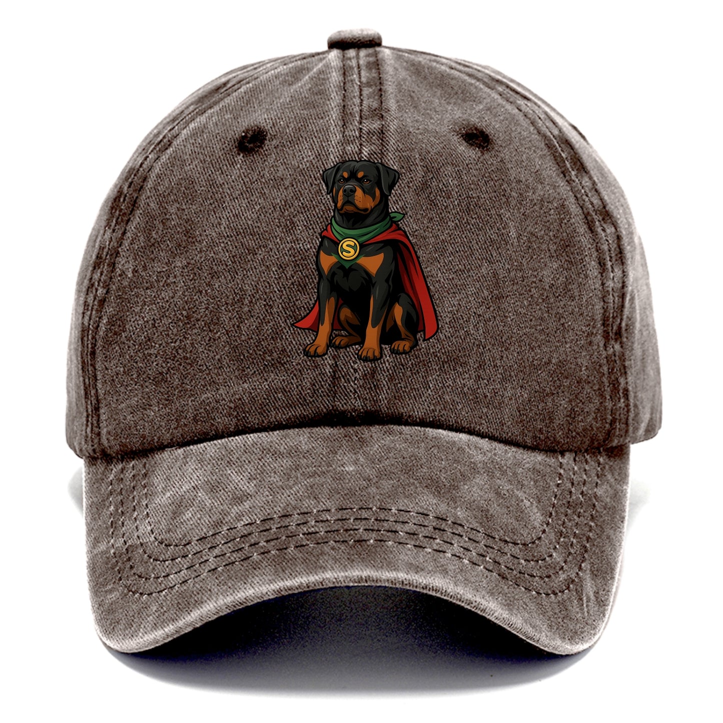 Rottweiler Strong Hero  - Classic Cap - Brown