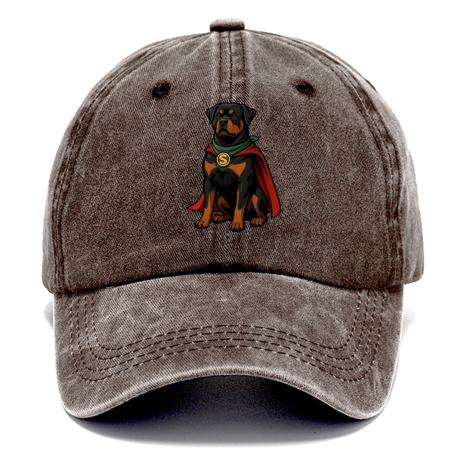 Rottweiler Strong Hero  - Classic Cap - Brown