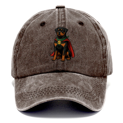 Rottweiler Strong Hero  - Classic Cap - Brown