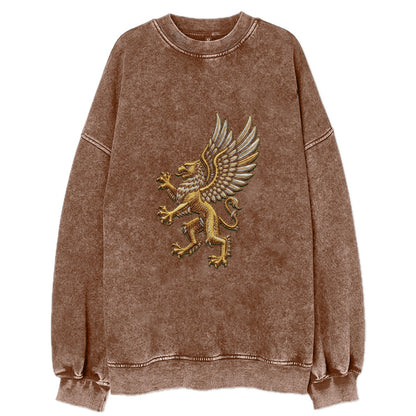Griffin - Vintage Sweatshirt - Brown
