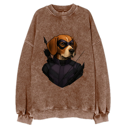 Beagle Hawkeye  - Vintage Sweatshirt - Brown