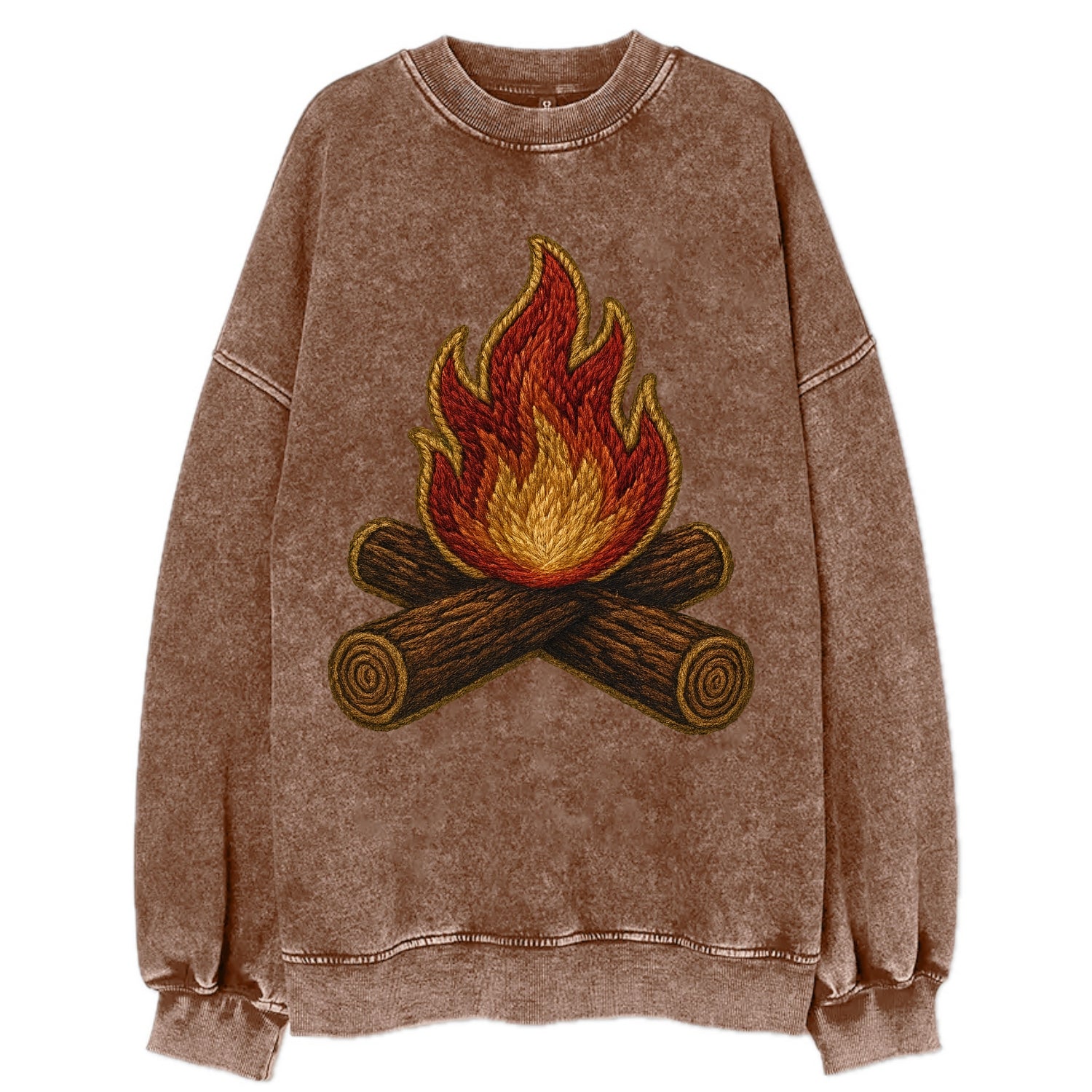 Campfire  - Vintage Sweatshirt - Brown