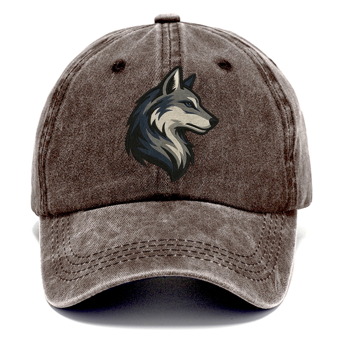 Lone Wolf Wanderer  - Classic Cap - Brown