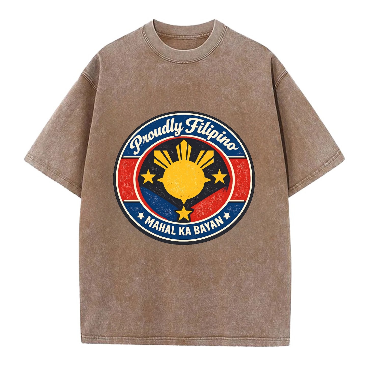 Radiant Philippine Heritage - Vintage T-shirt - Brown